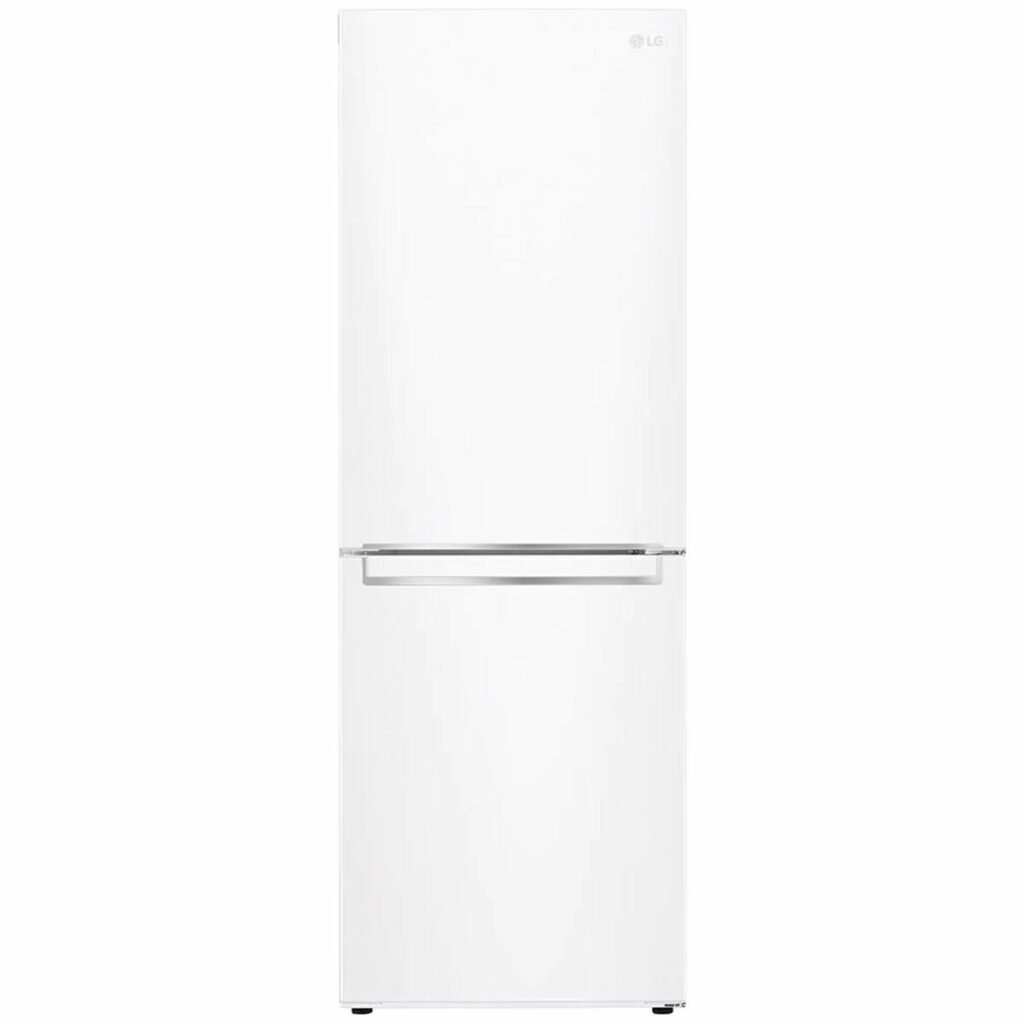 lg 306l bottom mount frost free fridge white