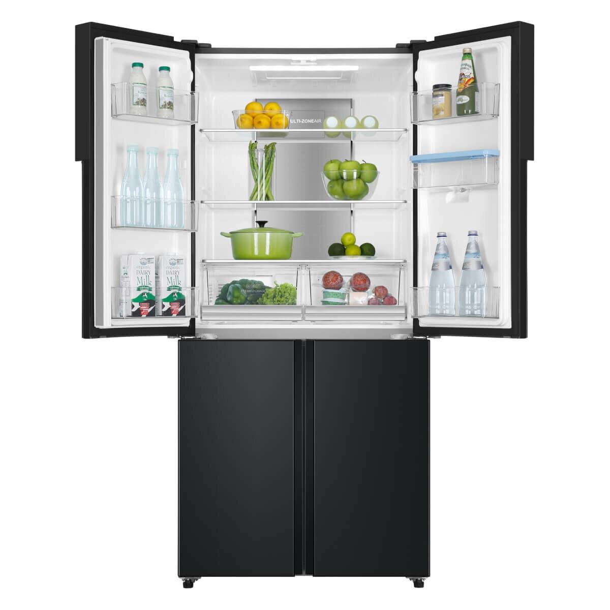 Haier 466L French Quad Door Fridge Black R4K Better Than Rental