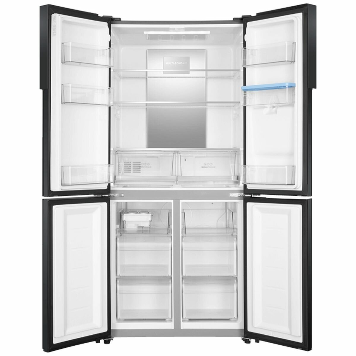 Haier 466L French Quad Door Fridge Black R4K Better Than Rental