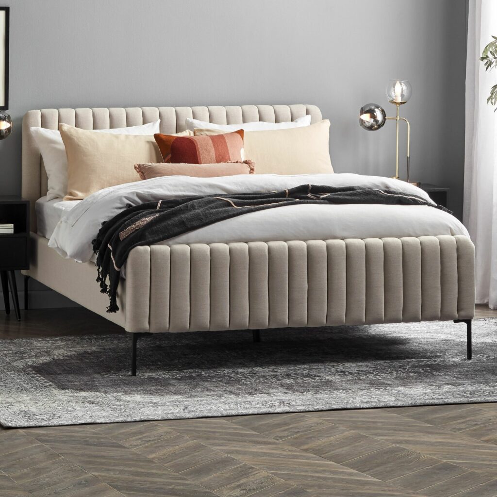 natural emily king bed