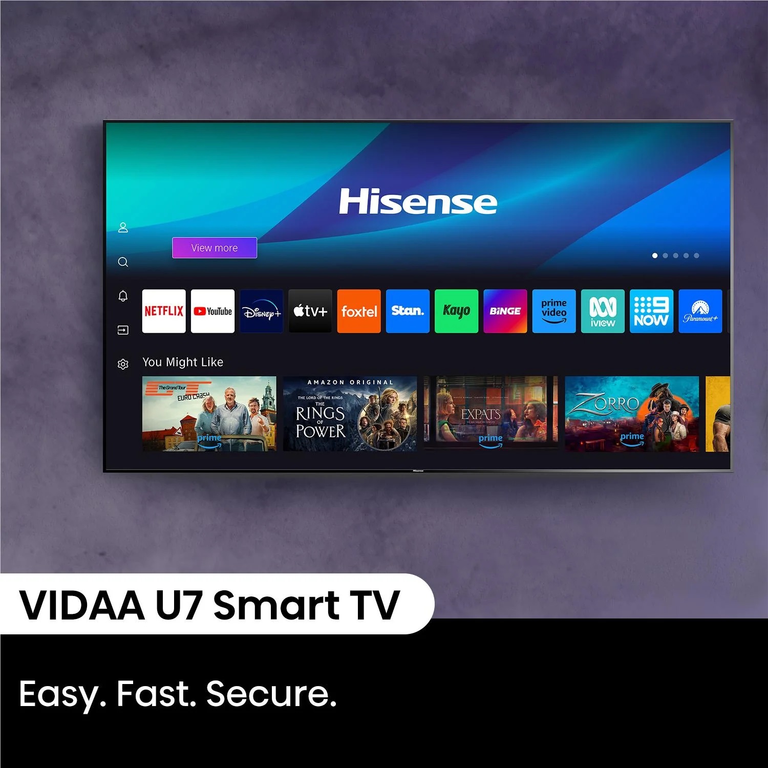 Hisense 75" Q6NAU 4K QLED Smart TV R4K Better Than Rental