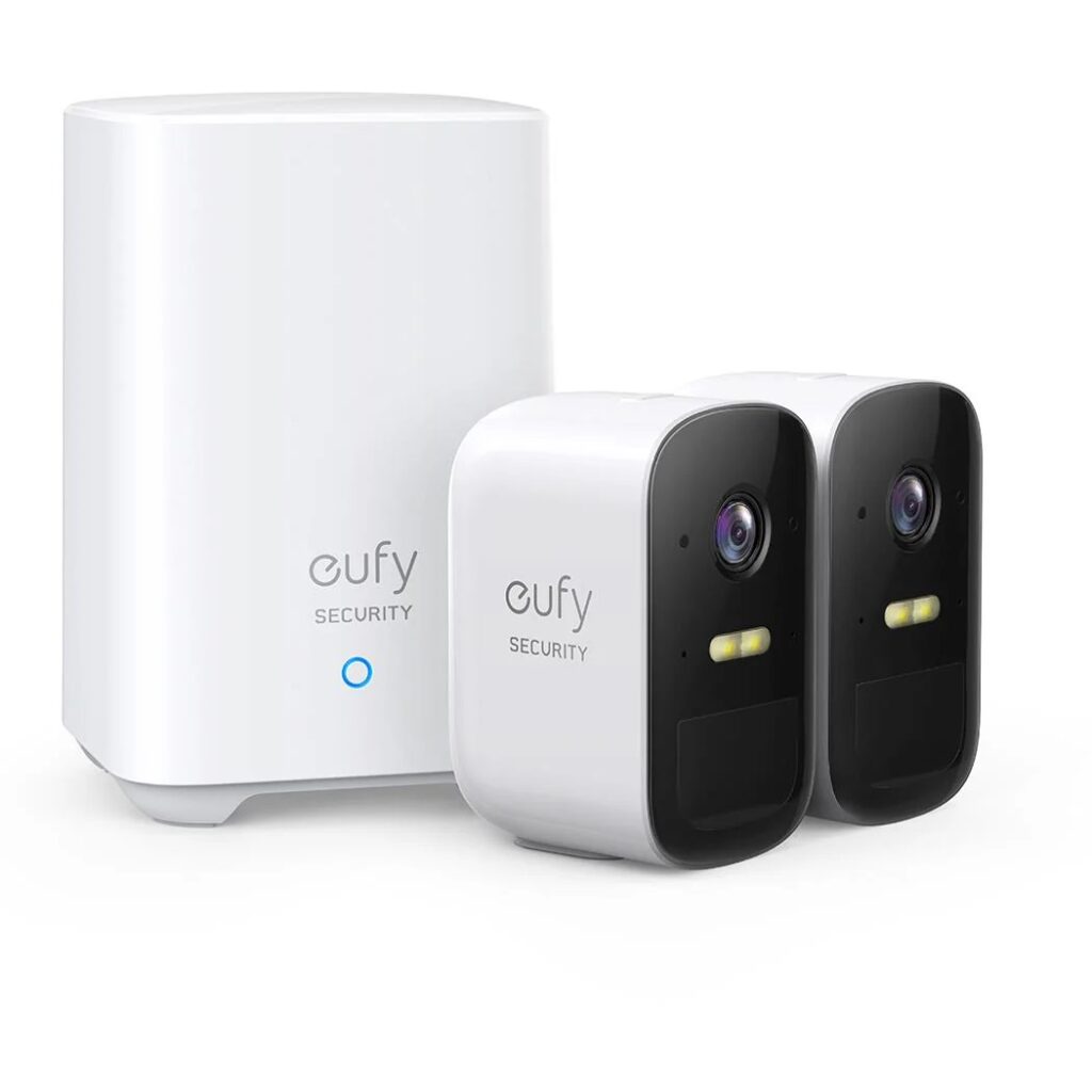 eufy 2c pro 2k security system & homebase (2 cameras)