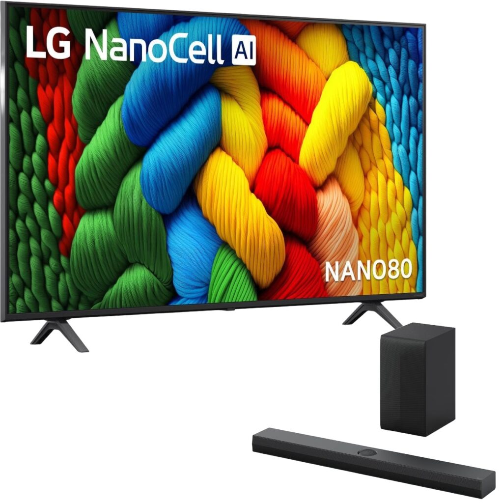 lg 65" uhd smart tv & soundbar package 2