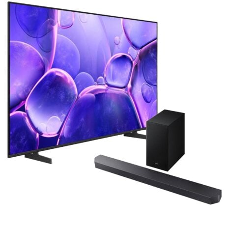 samsung 55" uhd smart tv & soundbar 2025 package 1
