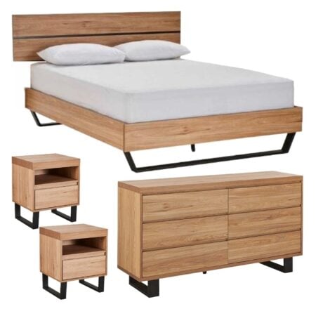 bridge king bedroom package with dresser