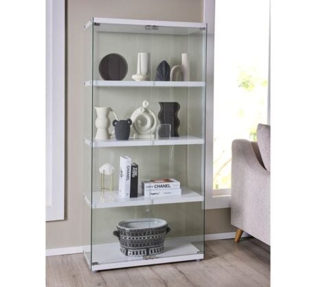 gallery 81cm white display cabinet