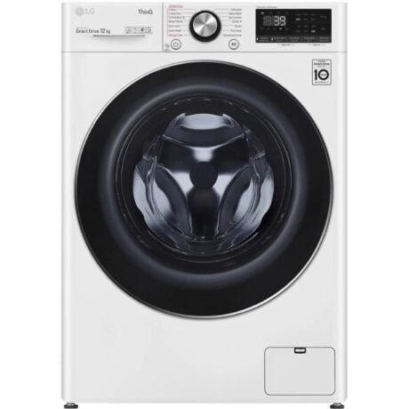 lg 12kg front load washer with steam
