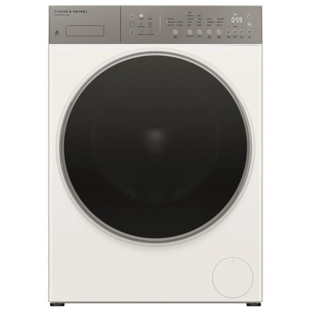 fisher & paykel 8kg series 5 contemporary front load washer