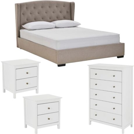 tiffany queen bedroom package with tallboy