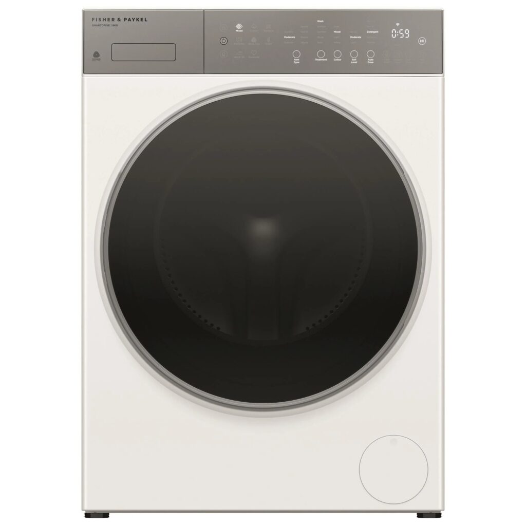 fisher & paykel 9kg series 5 contemporary front load washer wh9060p5