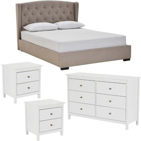 tiffany queen bedroom package with dresser