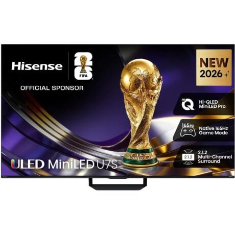 hisense 55" u7sau mini led hi qled 4k smart ai tv