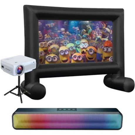 laser 1080p outdoor cinema bundle 144 inch pj obf144 670