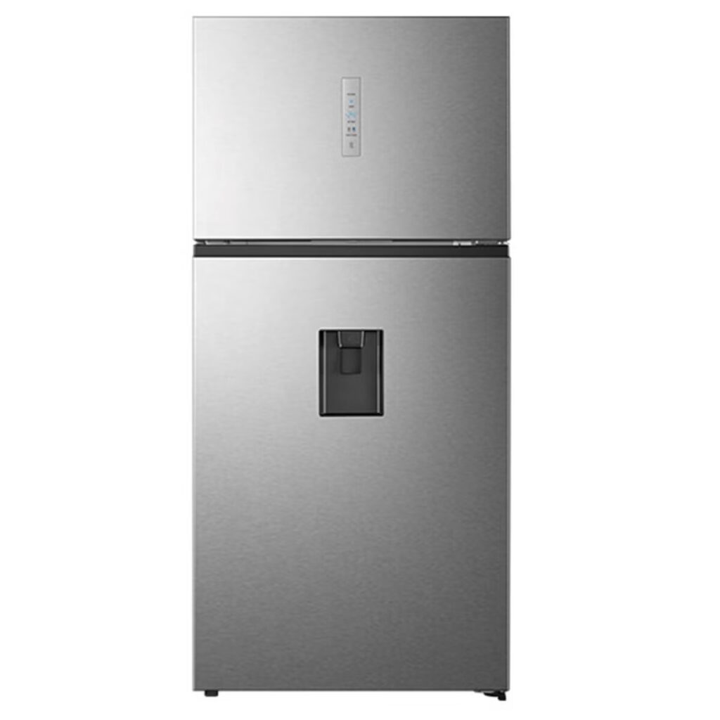 hisense 496l top mount refrigerator stainless steel