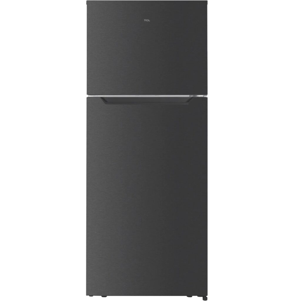 tcl 415l top mount refrigerator black p454tmb