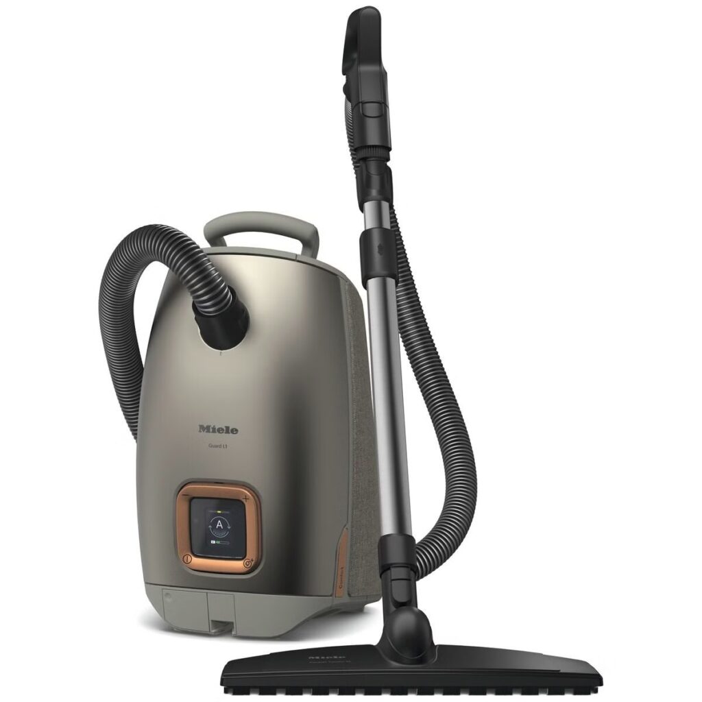 miele guard l1 comfort xl bagged vacuum titanium pearl