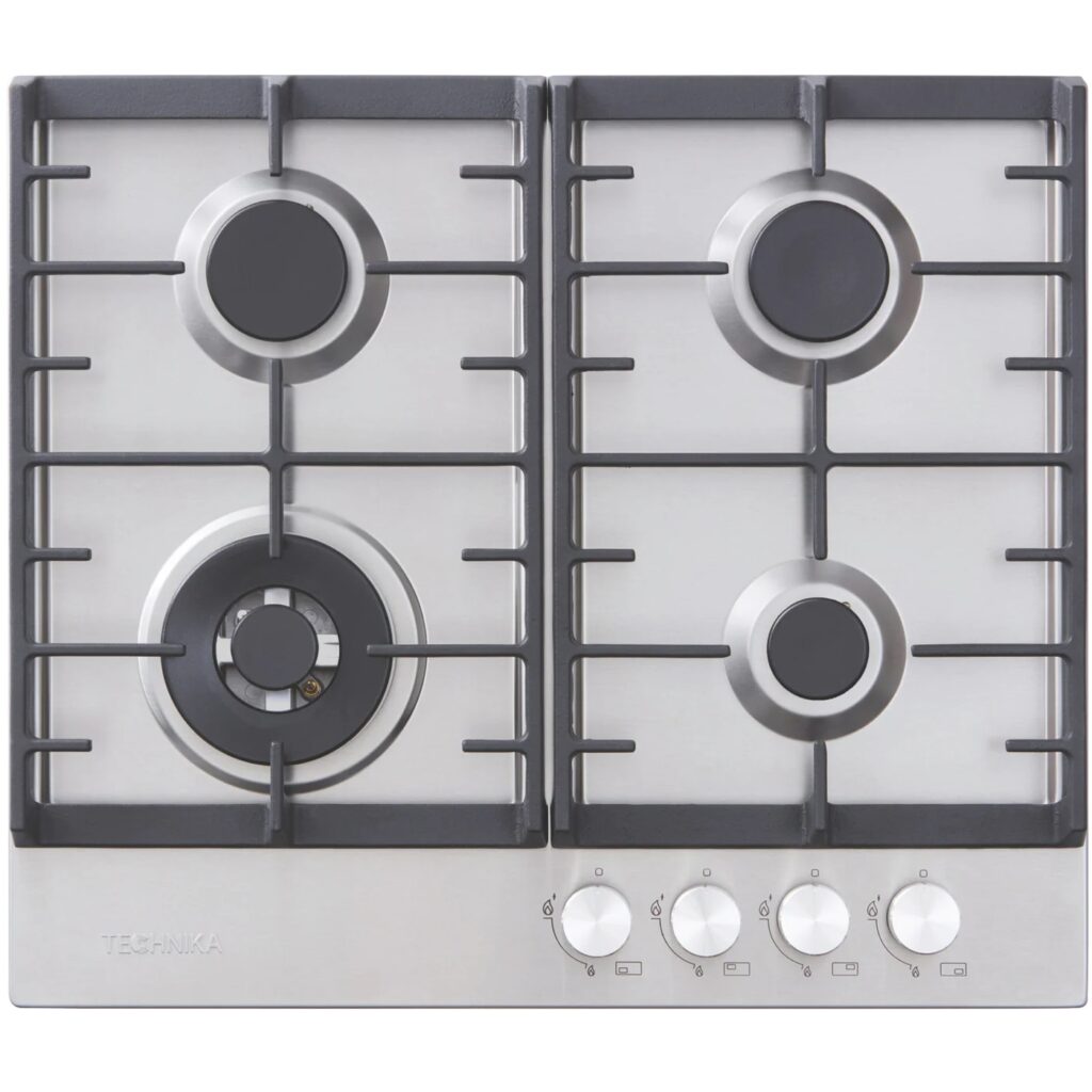 technika 60cm stainless steel gas cooktop