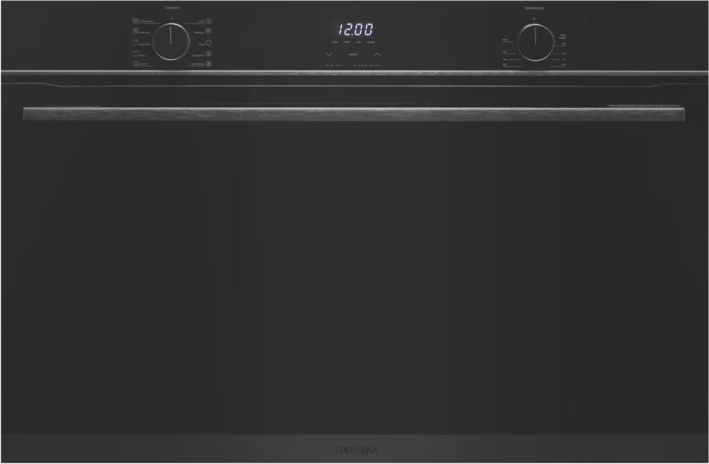 technika 90cm 10 function electric oven with air fry dark stainless