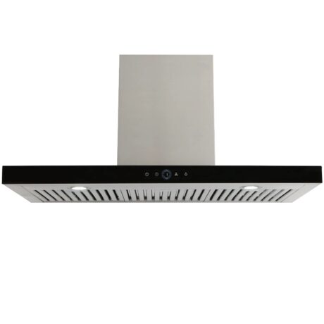 technika 90cm canopy rangehood black