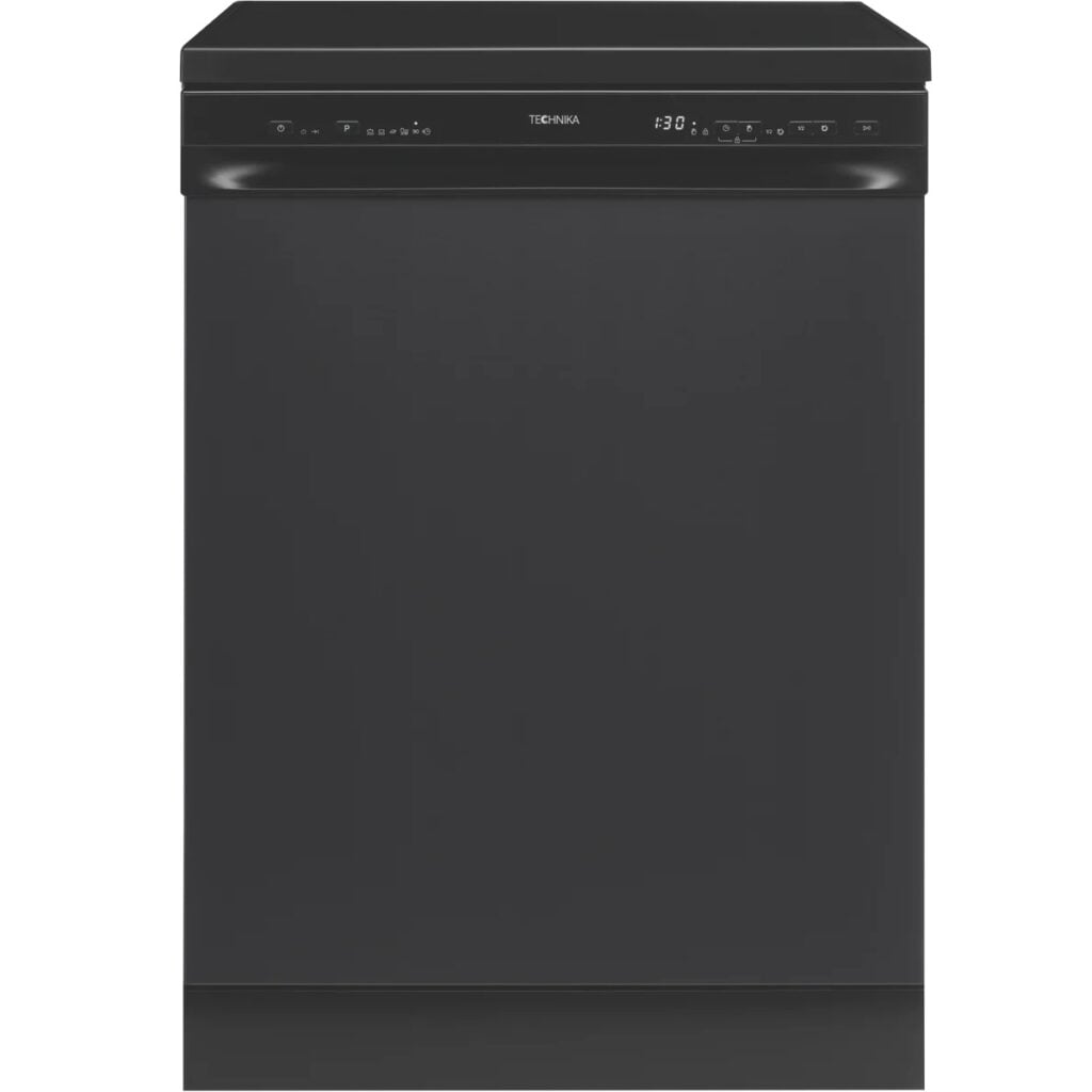 technika freestanding dishwasher black stainless steel